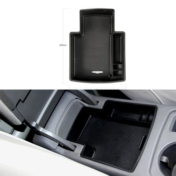 

Interior Center Armrest Storage Container Box ABS Cover Trim For Audi A5 08-2017 & A4 B8 09-16