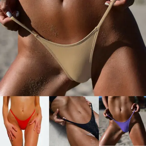 

Sexy Womens Bikini G-String Low Waist Brazilian Thongs Swimwear Swimsuit Bottom Swimsuit