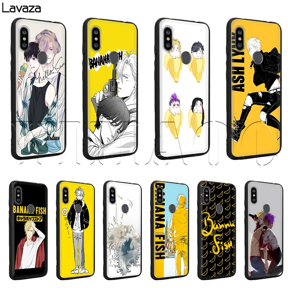

Lavaza Banana Fish Silicone Case for Xiaomi Redmi Note 4 4X 4A 5 5A 6 6a 7 Pro Go Prime Plus
