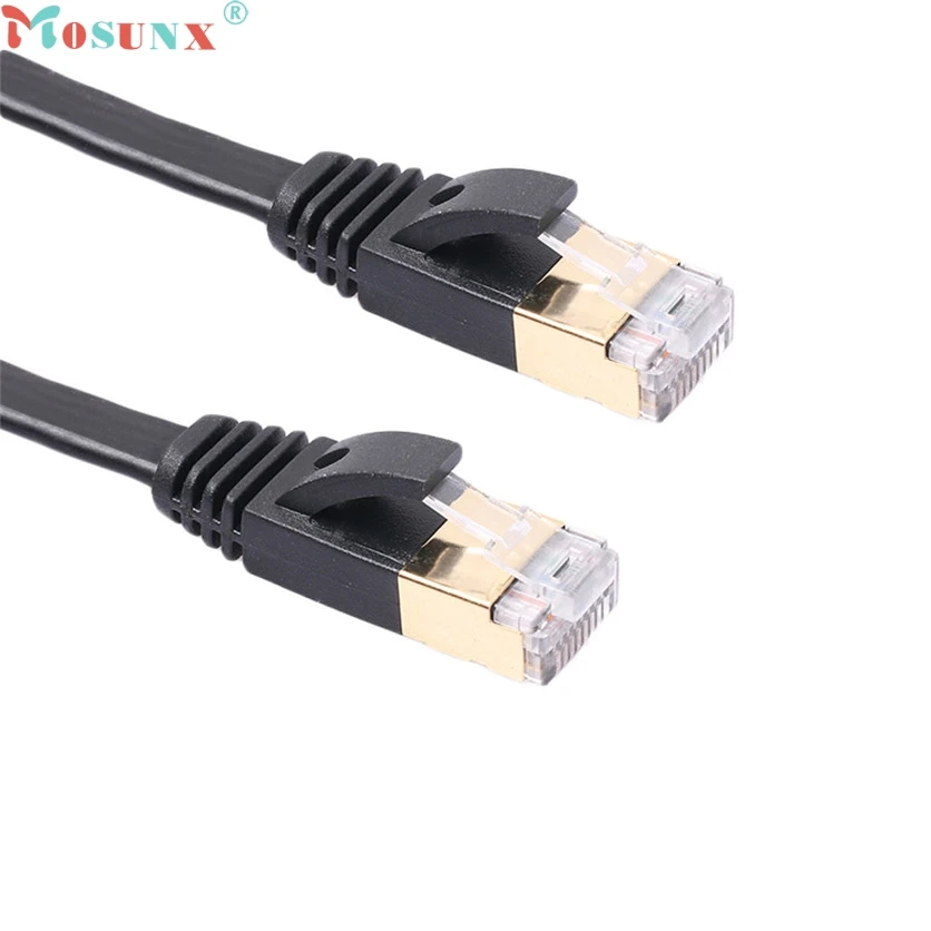 

Mosunx Factory Price Tera Grand - CAT7 10 Gigabit Ethernet Ultra Flat Patch Cable For Modem Router Nov8 Drop Shipping