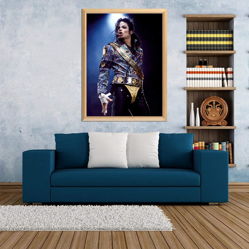 MJ Classic Moments Майкл Джексон портрет 5D DIY алмазная живопись полная квадратная Алмазная вышивка мозаичная картина ручная работа