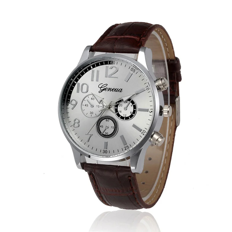 

Luxury Watches Men 2018 Top Brand Male Clock Quartz Watch Retro Design Leather Analog Alloy Quartz WristWatch relogio masculino