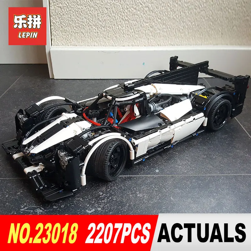 

2018 New Lepin 23018 Moc 5530 Hybrid Technic Series Super Racing Car Blocks Bricks Building Educational Toys Model Gifts Funny