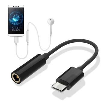 

USB Type-C To 3.5mm Headphone Jack AUX Audio Cable Adapter For Samsung LG Nexus Oneplus Nokia Xiaomi Huawei Type C Smart Phones