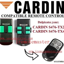 CARDIN S476-TX2, S476-TX4 совместимый пульт дистанционного управления с батареей DHL доставкой