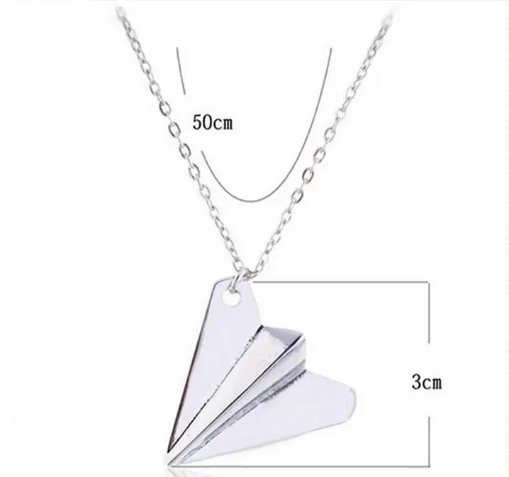 Paper Airplane Pendant Necklace Unisex Band Harry Styles Gold Jewelry Men Women Chain Collares Choker Necklaces Necklace Aliexpress