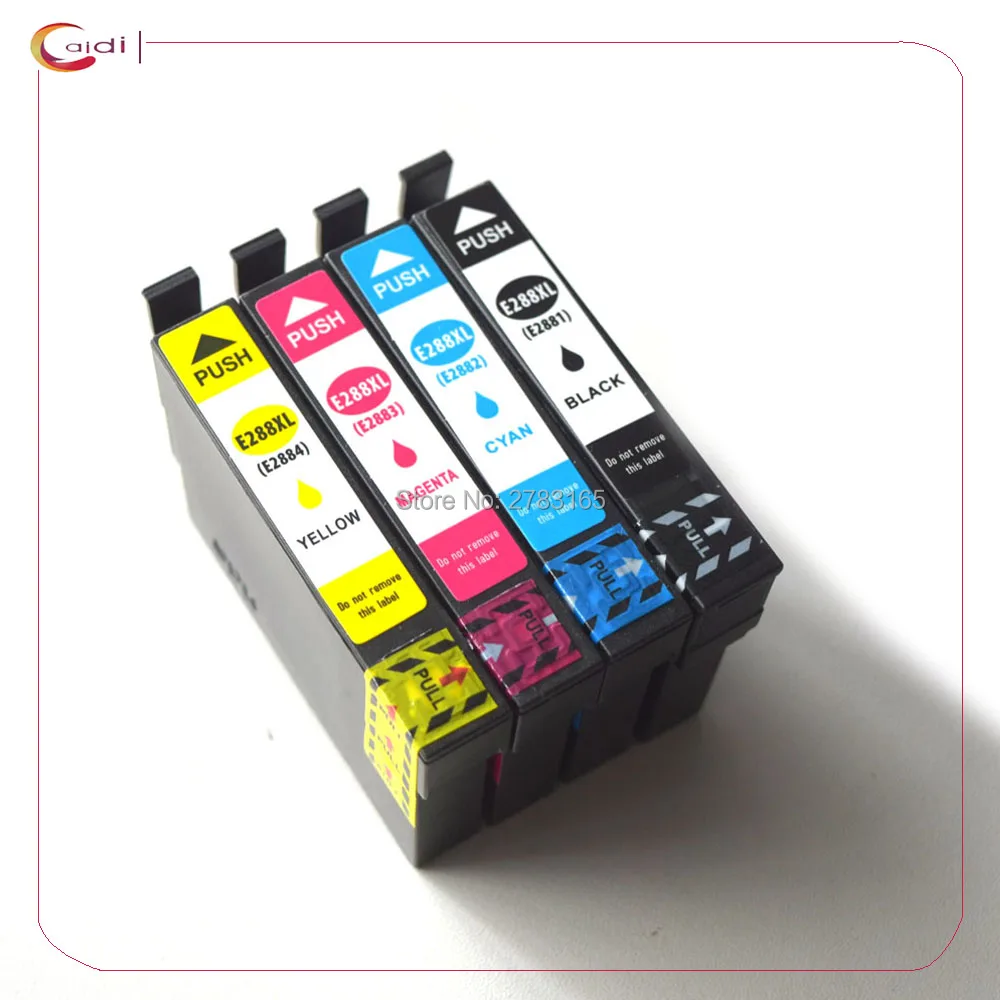 Совместимый чернильный картридж для Epson 288 288XL (1 черный 1 голубой пурпурный желтый)