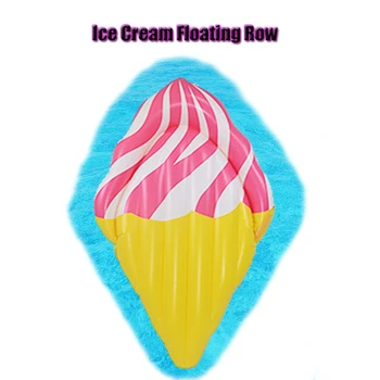 

JIAINF Personal Air Mattresses Inflatable Ice Cream Floating Rideable Swimming Pool Toy Float Raft for Diving Swimming