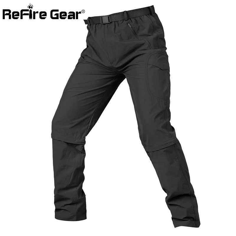 Refire gear летние тактические штаны мужские быстросохнущие съемные военные дышащие