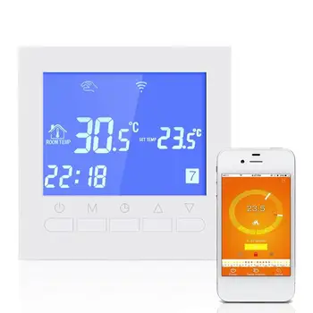 

Wifi Smart LCD Thermostat Touch Screen Room Underfloor Heating Digital Wireless Temperature Controller Thermoregulator