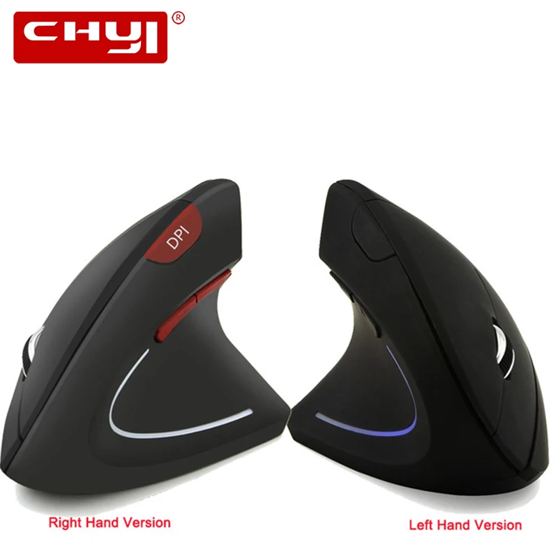 

Wireless Right/Left-handed Mouse Ergonomic Vertical Gaming Mause 1600DPI Optical USB Computer Mice With Mouse Pad For PC Laptop