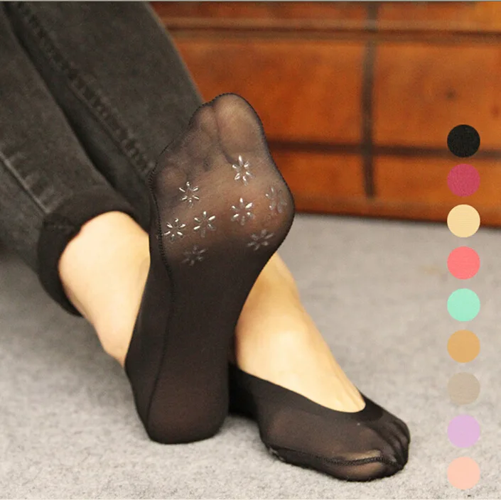 Носки женские нескользящие из силикагеля 5 пар = 10 шт.|slippers online|sock slipperslippers canvas |