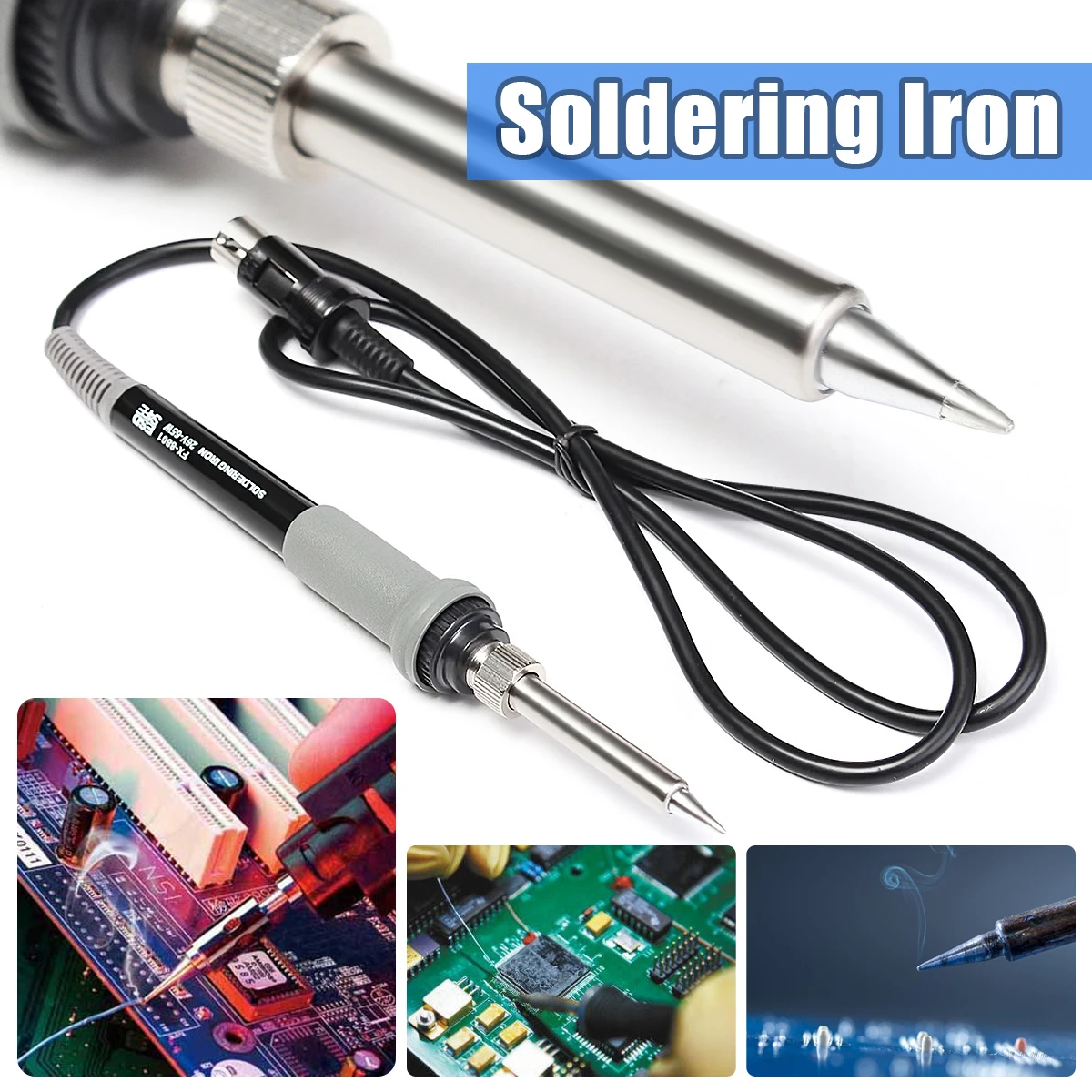 

1PC Soldering Iron Handle Station 6Pin For HAKKO FX-888 FX-888D FX-8801 Soldering Working