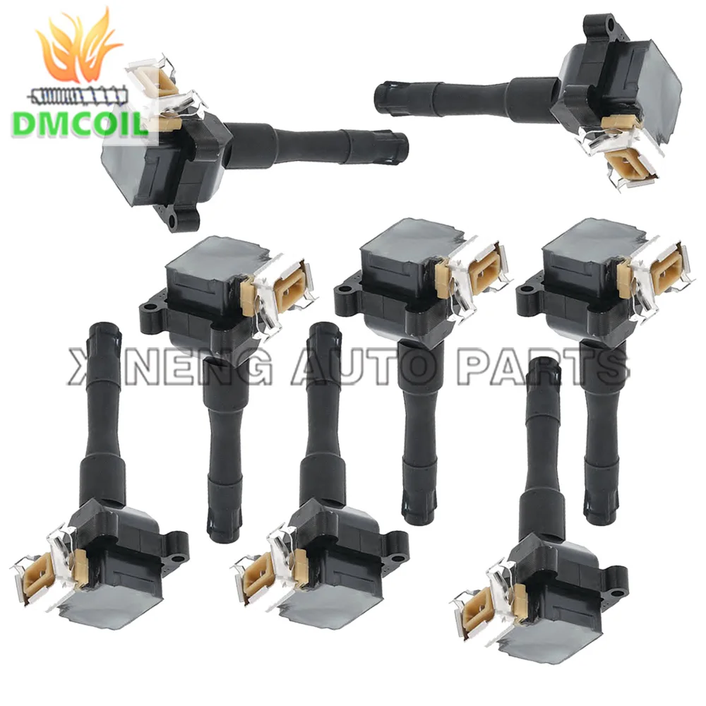 8 PCS HQ IGNITION COIL FOR BMW 3 5 7 8 1.8L 2.0L 2.5L 3.0L 4.0L E31 E32