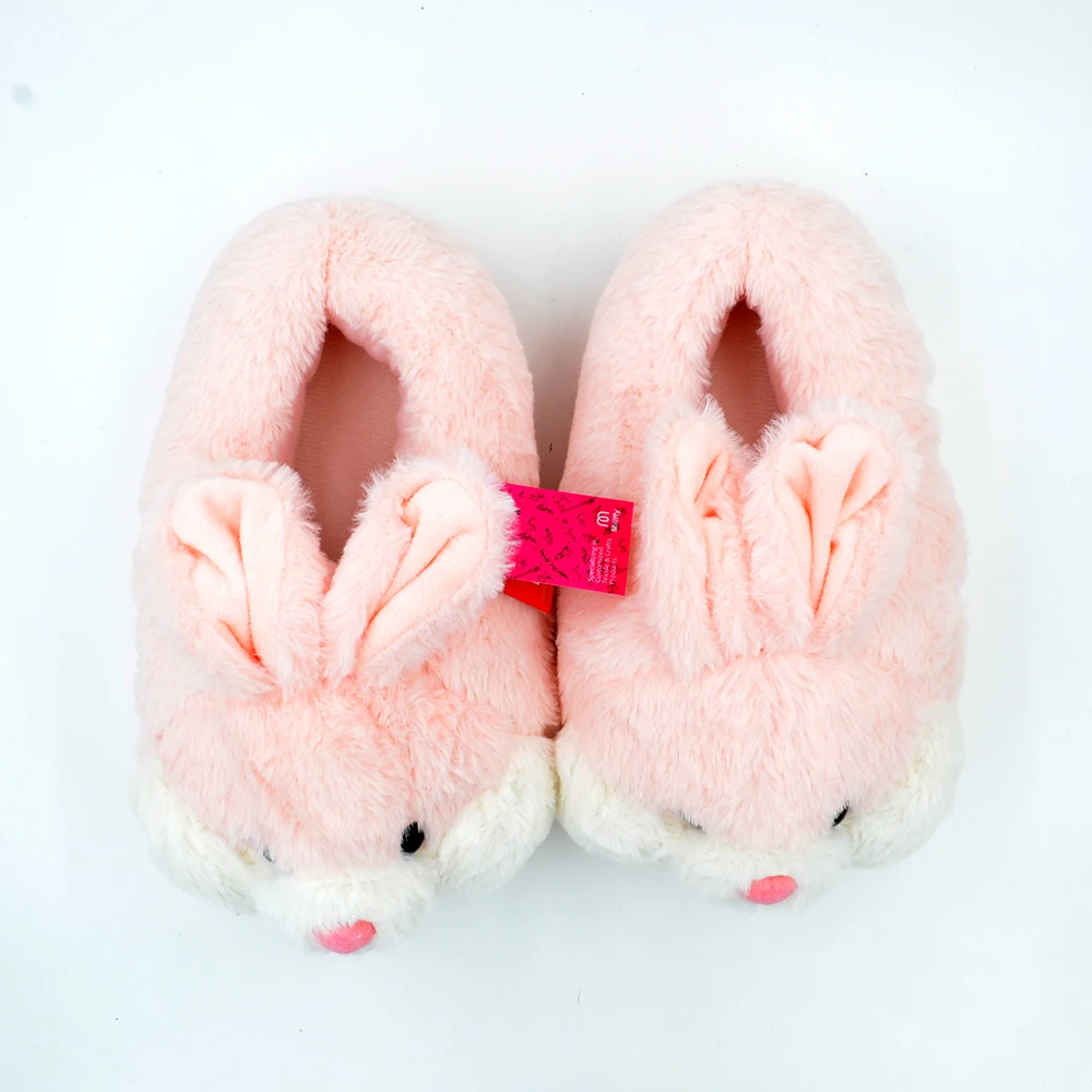 Pink Plush Slippers - Pinktini