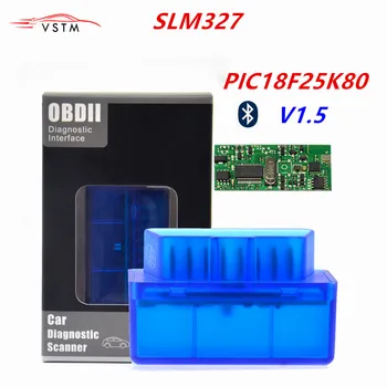 

Super Mini Elm327 Code Scanner Bluetooth Auto Diagnostic Tool OBD2 V1.5 ELM327 V1.5 Diagnostic Tool Scanner Elm327 OBDII Adapter