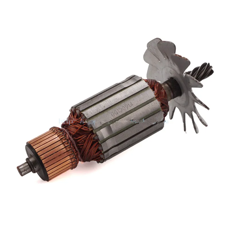 220 V-240 V арматура роторный якорь Замена двигателя для MAKITA 516563-1 516564-9 2414B 2414NB металлорежущий вал с 7 зубьями