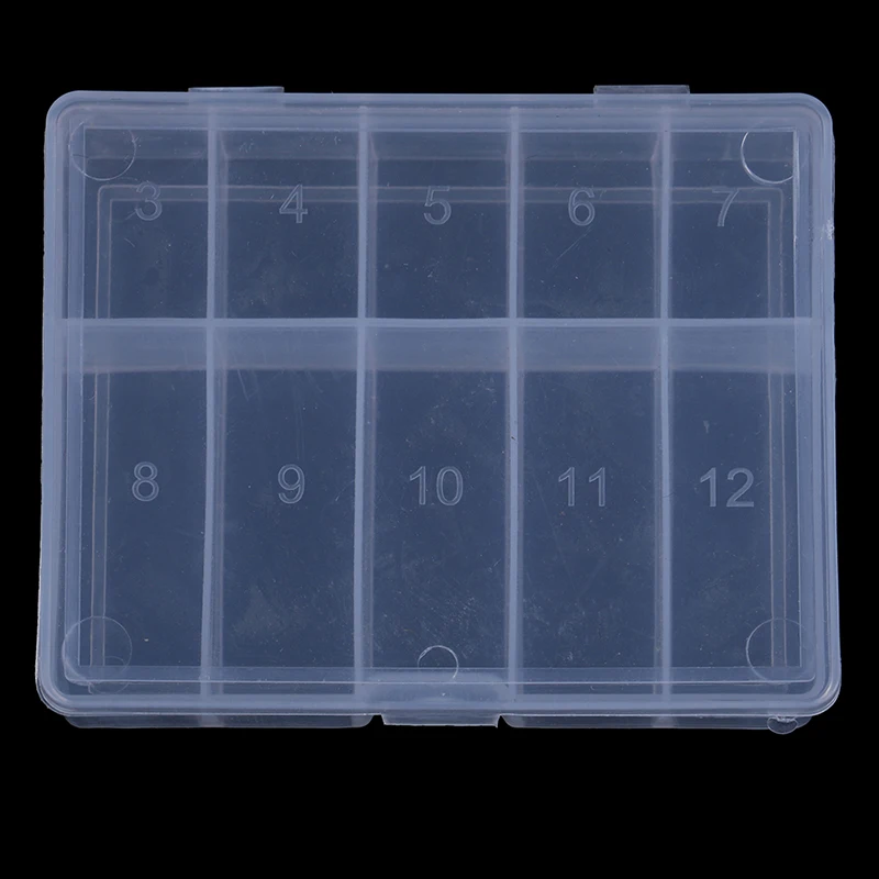 

Fishing Tackle Box 10 Compartments Fish Lures Hooks Baits Plastic Storage Holder Square Case Pesca Fishing Accessories