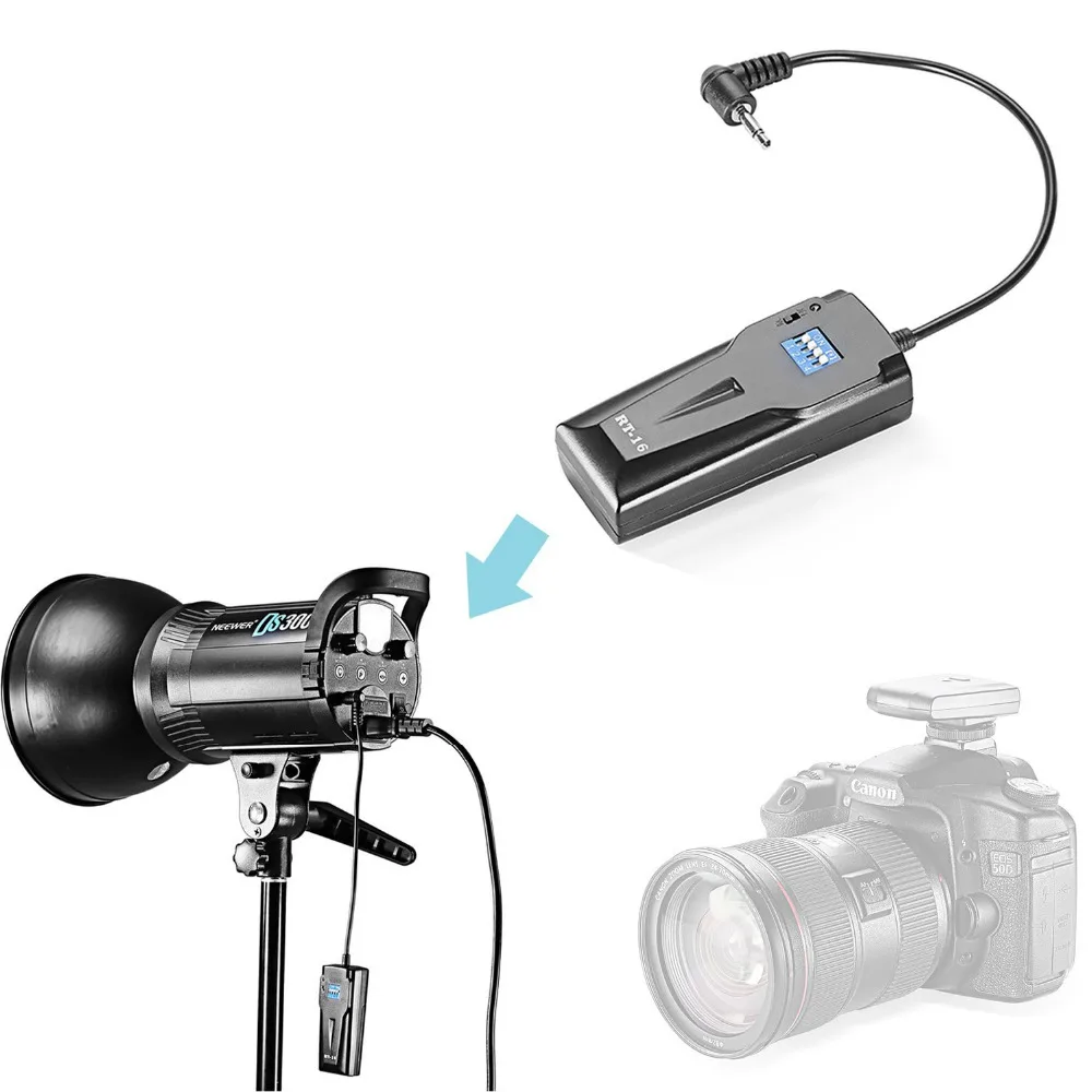 Neewer RT 16 16 Channel Wireless Studio Slave Flash Trigger Receiverin