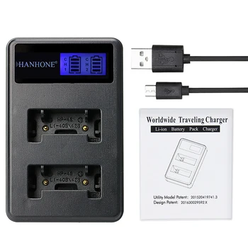

5PCS Li42B NP-45 Li-40B Charger 2 Slot LCD Dual Charger For FinePix Z250fd,Z110,Z700EXR,J10,J120,JV100,XP10,JX405,T200 Battery