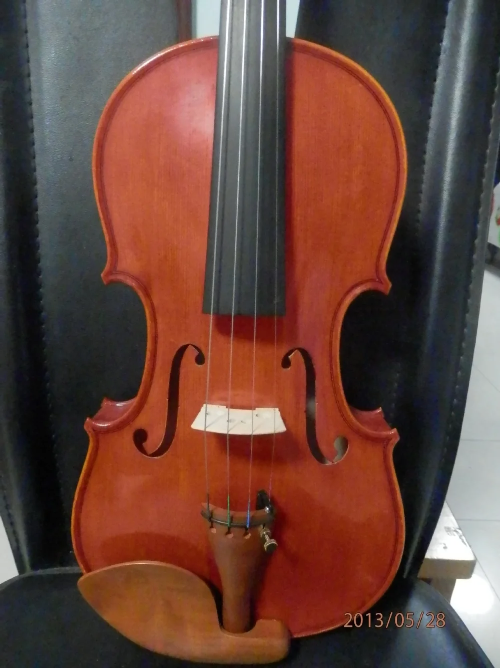 

Top Grade New Handmade 4/4 violin Strad model ,nice flamed maple back No. ZM19