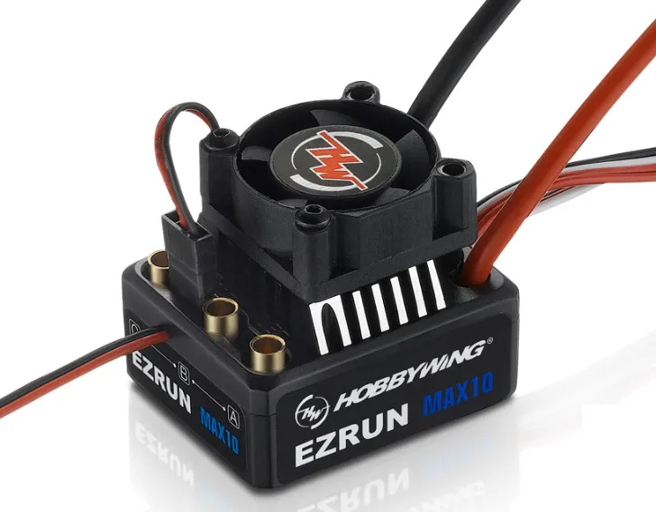 F19275 Hobbywing EZRUN MAX10 60A Waterproof ESC With 6V/7.4V BEC 2-3S Lipo Speed Controller Brushless ESC for 1/10 RC Car Truck F19275 Hobbywing EZRUN MAX10 60A Waterproof ESC With 6V/7.4V BEC 2-3S Lipo Speed Controller Brushless ESC for 1/10 RC Car Truck