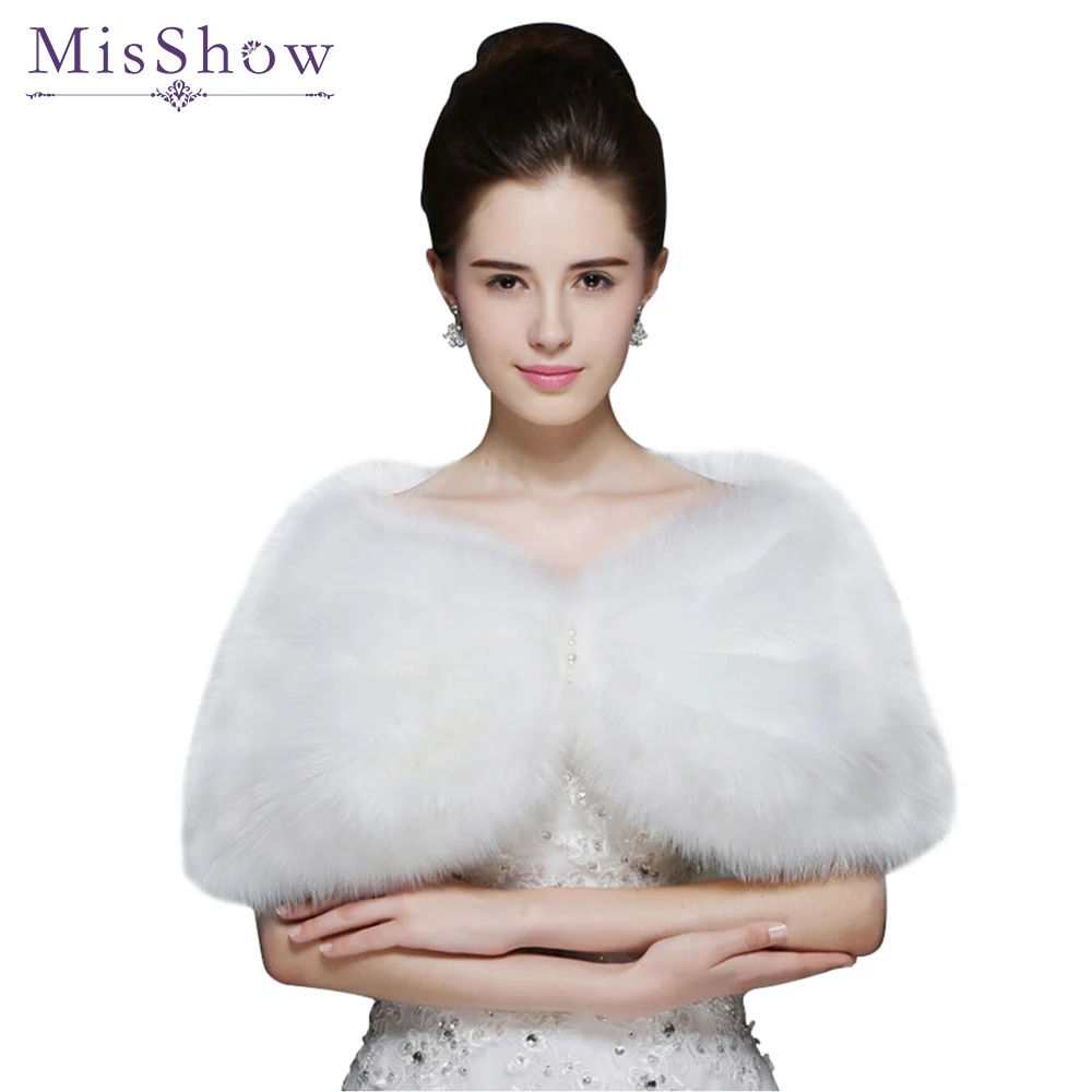 Fur Wrap Shawl Faux Fur Bridal Wrap,Bridal Stole,Wedding Cover Up