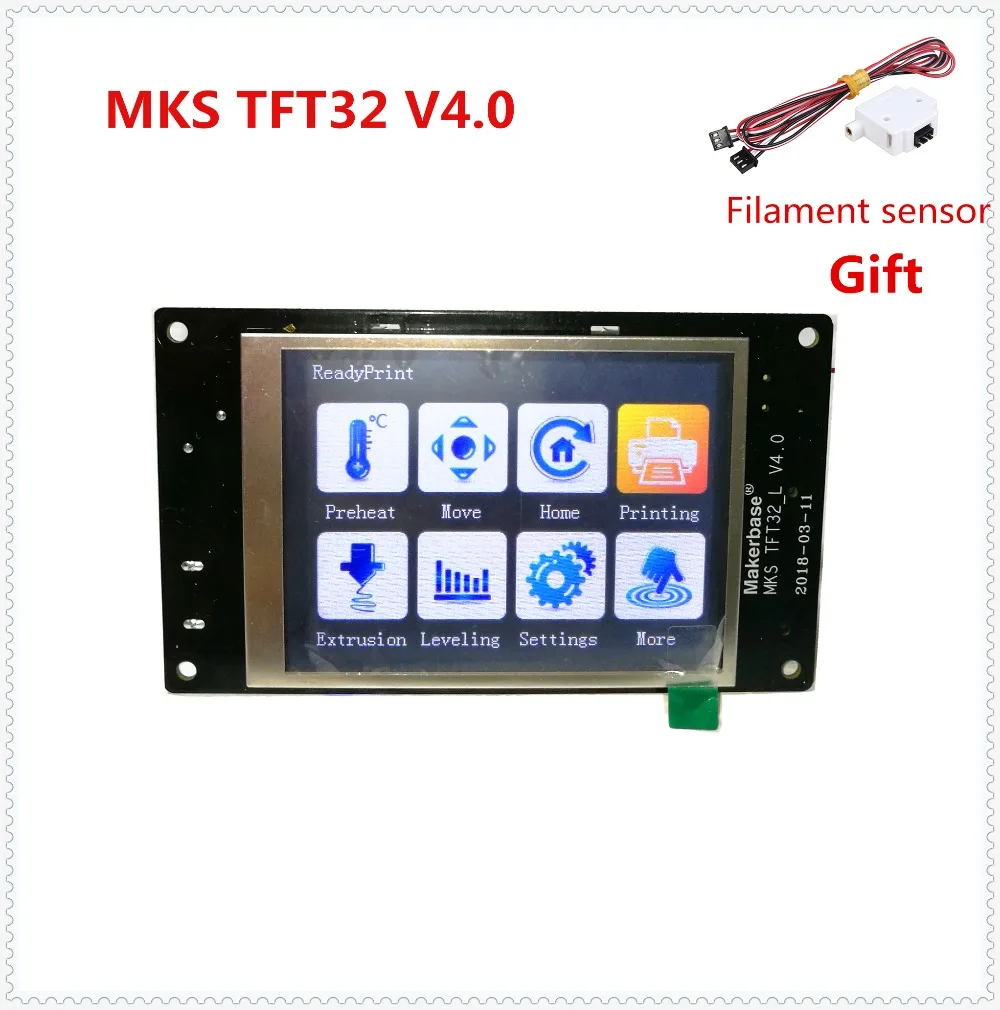 MKS TFT32 V4.0 сенсорный экран splash lcds смарт-контроллер TFT 32 дисплей RepRap монитор lcd для 3D