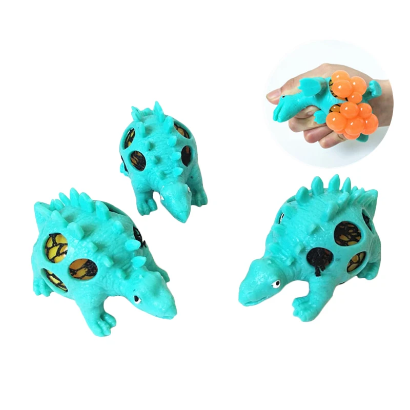 Динозавр модель виноград вентилирующие шарики для сжимания давления шар для снятия стресса игрушка Дети сенсорный TPR игрушка для аутизма СДВГ(B0