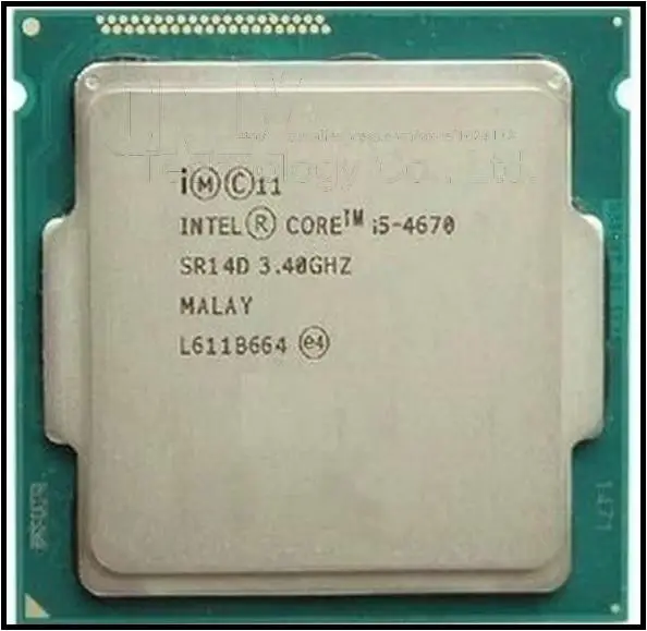 

Free shipping intel I5-4670 CPU I5 4670(3.4GHz/6MB /4 cores /Socket 1150/85w)Quad Core Desktop CPU SR14D scrattered pieces