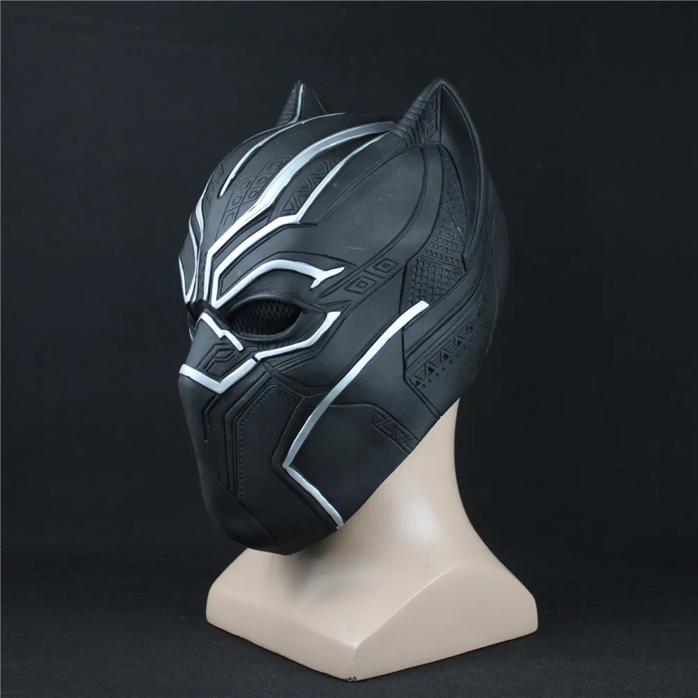 US Marvel BLACK PANTHER Captain America Civil War Cosplay Prop Full Mask