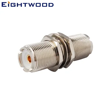 

Eightwood 5PCS Antenna Adapter UHF Female so-239 to SO239 Female Bulkhead with Nut Panel Mount Straight RF CoaxialConnector