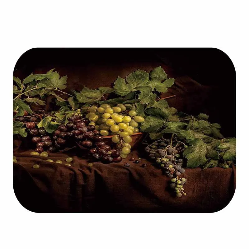 

Modern Memory Foam Floor Mat Fresh Fruits Cartoon Pattern Bathroom Boho Rug Soft Anti-slip Mat Kitchen Rug Tapete Cozinha