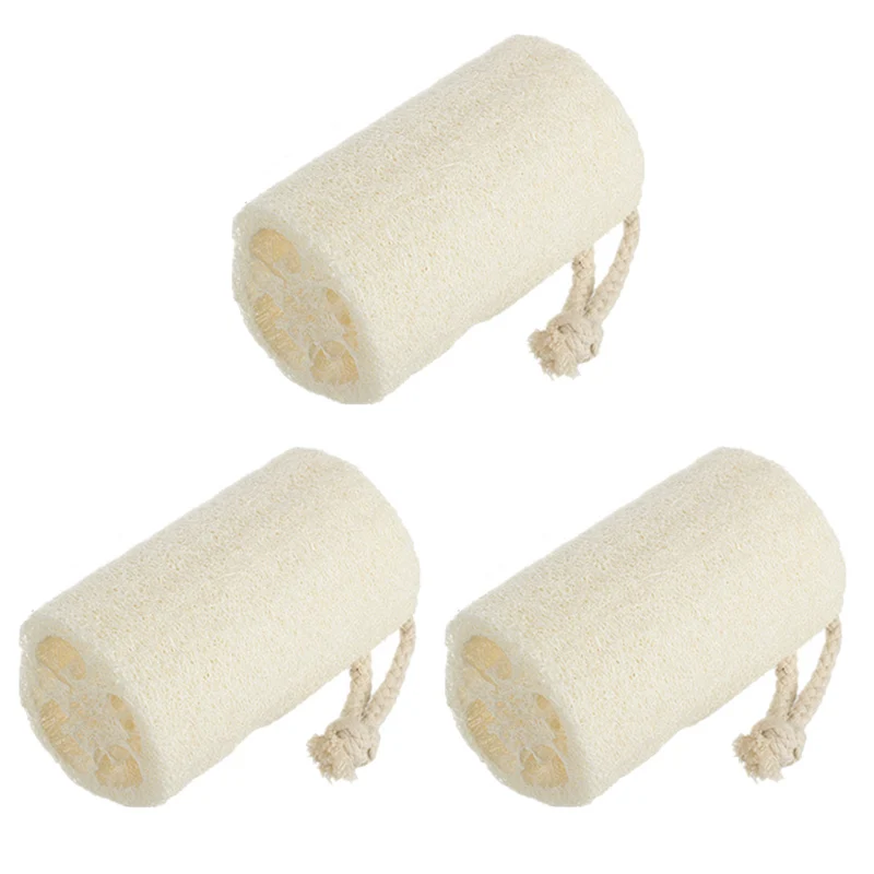 

1/3/6Pcs Natural Loofah Luffa Loofa Spa Bath Sponge Kitchen Cleaning Brush Tool LAD-sale