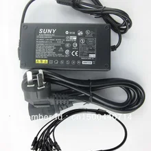 12 В 7A 84 Вт DC адаптер питания с 8 способами для CCTV камера системы безопасности цифровой видеорегистратор комплект