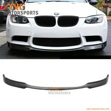 Для 2008-2013 BMW E90 E92 E93 M3 AC-S Стиль переднего бампера губ полиуретан Неокрашенный Черный из искусственной кожи