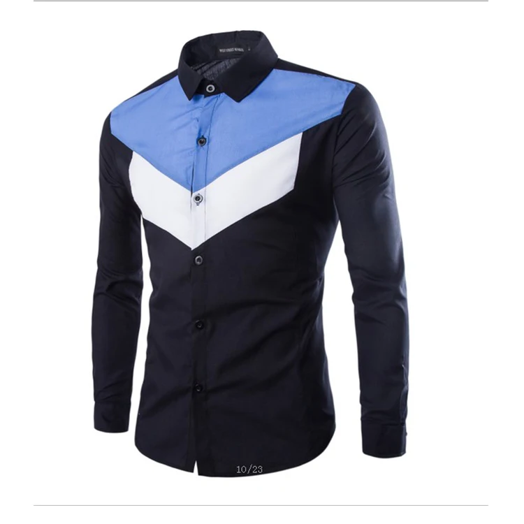 Free delivery font b shirt b font font b Men s b font long sleeved