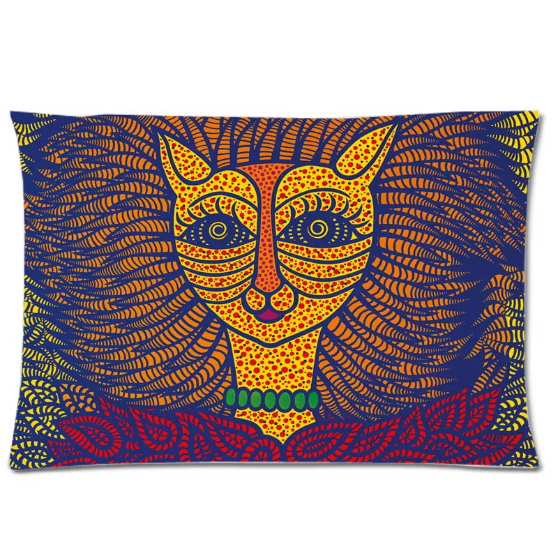 

Fashion Yayoi Kusama Work Printing Pillow Case Soft Polyester Pillow Cover Rectangle Pillowslip(20"x30",Twin Sides)