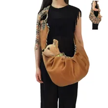 Регулируемый для собаки Soft Carrier Рюкзак с повязкой кенгуру двусторонняя сумка для чихуахуа маленькая собака Cat