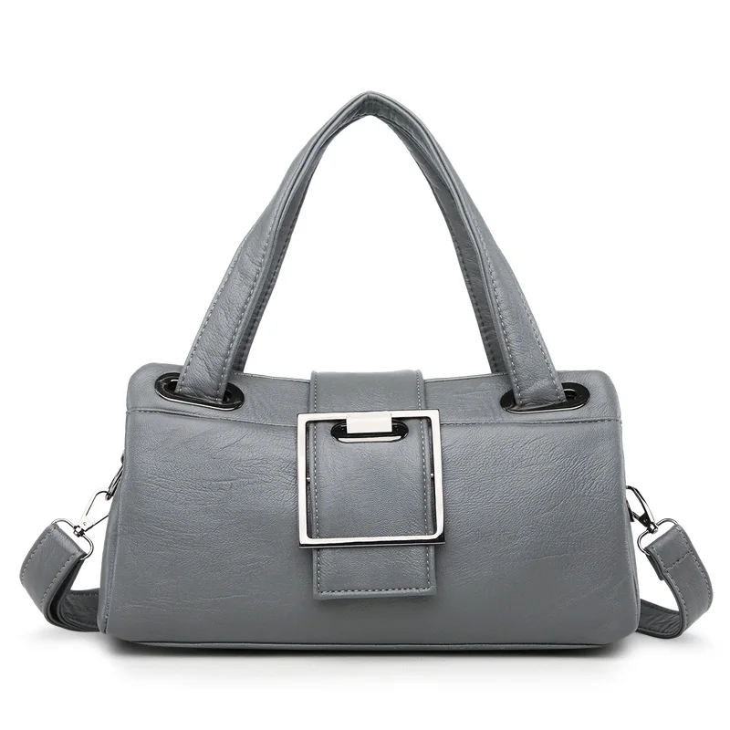 

Vintage Women Handbags Shoulder Bags PU Leather Women's Pouch Casual Tote Bag Bolsa Femina Women Shopping Bags 2018 Fashion sac