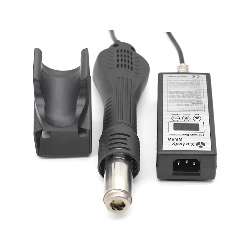 Hot Air Blower Heat Gun 8858 220v 450w Bga Rework Soldering Station Welding Solder Iron 3 BGA Nozzles|Heat Guns| - AliExpress