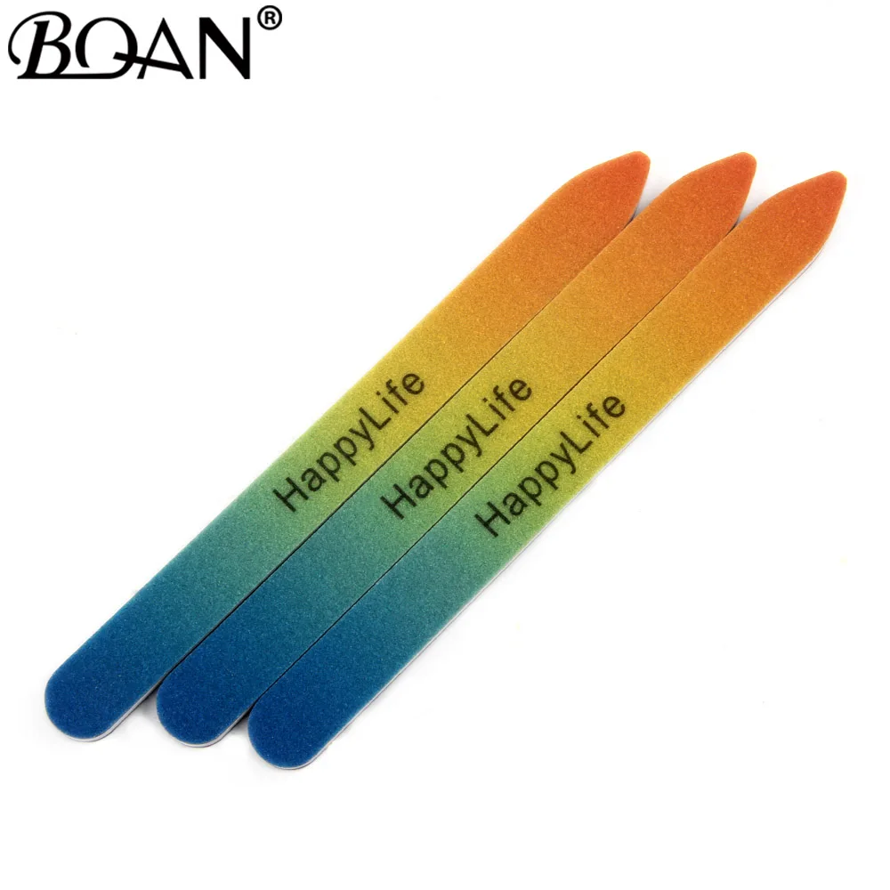 

BQAN 3pcs Gradient Sandpaper Nail File for gel nails Professional Manicure Buffer Pedicure Double-sided set de limas Nail Tools