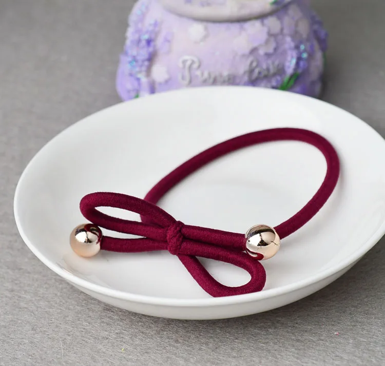 2 pieces Fashion New Women Elastic Hair Band Colorful Hair Tie Rope Bow Ring Rubber Ponytail Holder For Girls Accessories 2 pieces Fashion New Women Elastic Hair Band Colorful Hair Tie Rope Bow Ring Rubber Ponytail Holder For Girls Accessories