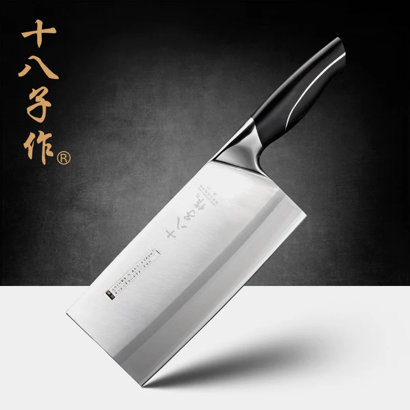  SHI BA ZI ZUO S1008-AB Superior Quality Cleaver with Swedish Pure High-Grade Steel Heavy Duty Profe - 32845880204