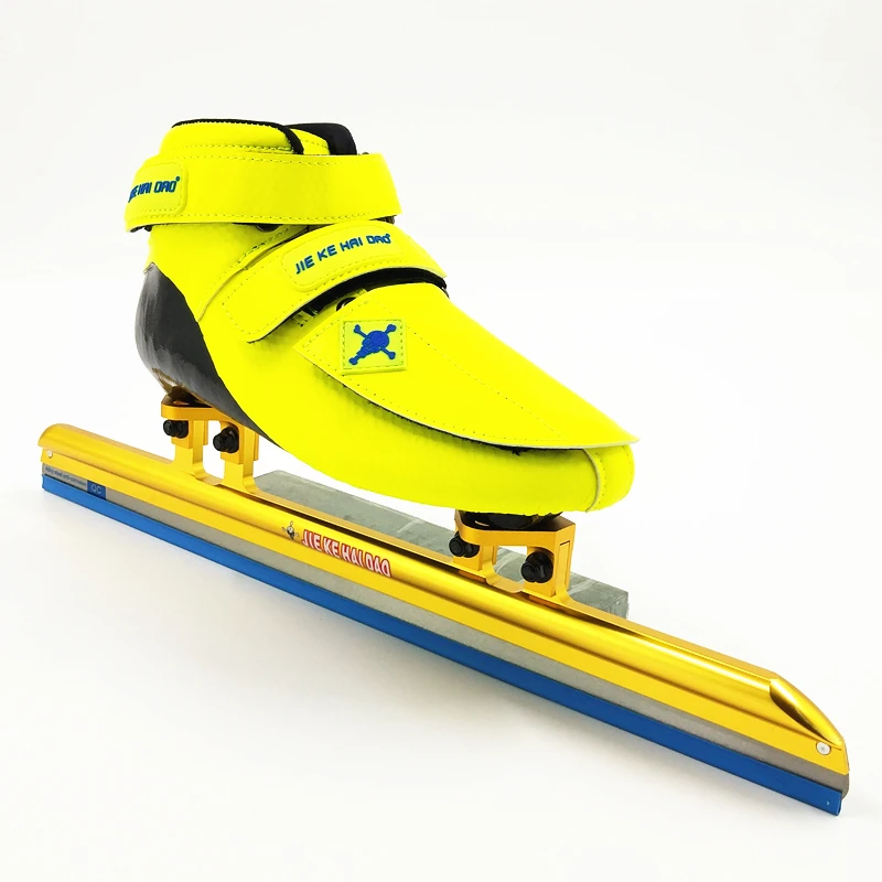 قصيرة المسار أحذية التزلج على الجليد المهنية الشتاء شريحة زجاجية أحذية التزلج على الجليد 380 ملليمتر 410 ملليمتر 430 ملليمتر الجليد شفرة