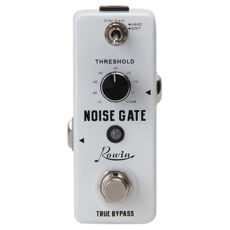 

1/4"Monaural Jack DC 9V 26mA Hard/Soft 2 Working Modes Noise Killer Guitar Noise Gate Suppressor Effect Pedal