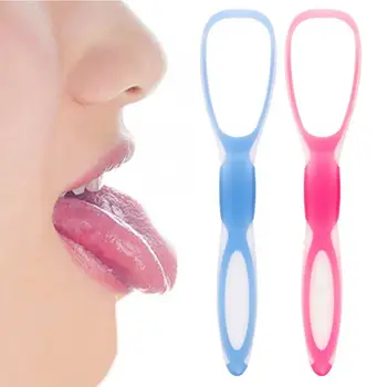 

304 Stainless Steel Tongue Scraper Cleaner Oral Dental Care Mouth Hygiene Tools