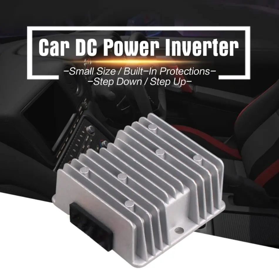  Car Truck Boart  MINI Auto DC24V to DC12V 5A Step Down Converter Power Inverter 18V-32V Input for Reverse Camera Etc