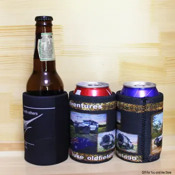 

500pcs/lot Insulated Ice Packs Promotional Stubby Holders Beer Can Cover Waterproof Cooler Neoprene Beverage Holder Picnic Bag
