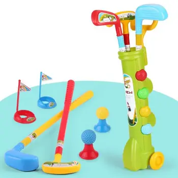 

1 Set Children Sports Mini Simulation Golf Club Set Outdoor Indoor Parent-child Interactive Fitness Toys for Boys Girls